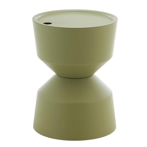 OUTDOOR ICE BUCKET SIDE TABLE - SAGE