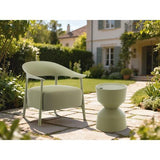 OUTDOOR ICE BUCKET SIDE TABLE - SAGE