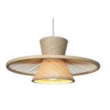 BAMBOO PENDANT - NATURAL - 460x220