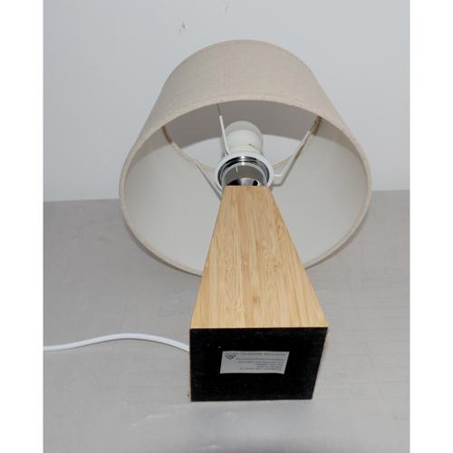 BAMBOO & LINEN TABLE LAMP - NATURAL - 240x330