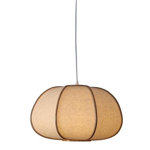 BAMBOO & LINEN PENDANT - NATURAL