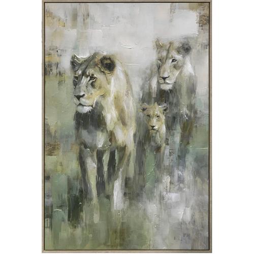 FRAMED CANVAS -  80% HANDPAINTING - Version 7
