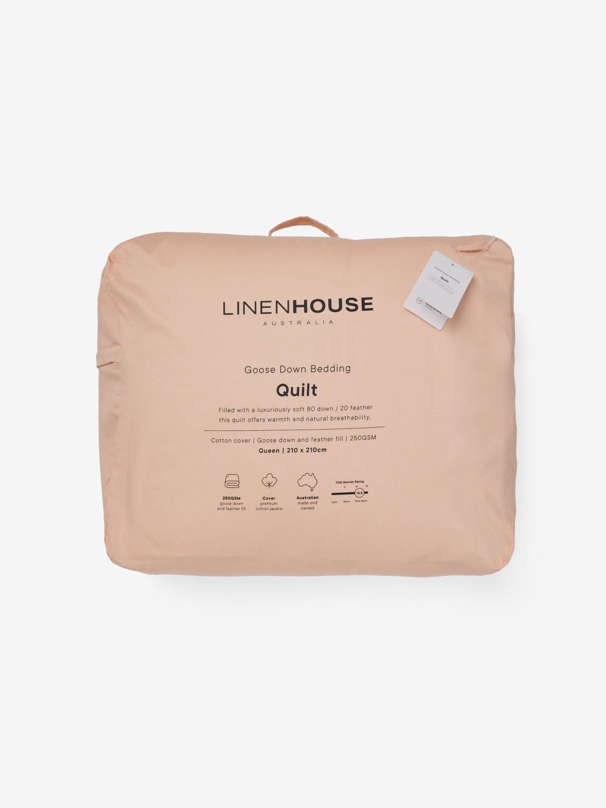 Quilt Goose Down - 80/20 250 GSM Linen House - King