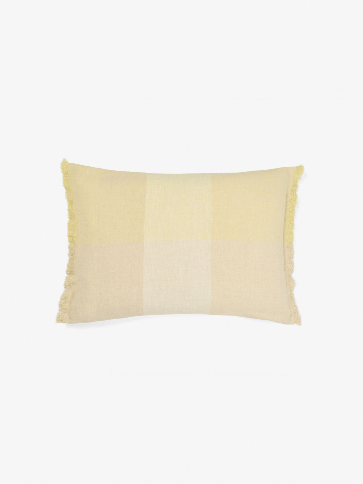 Cushion - Allenvale Butter 40X60cm Linen House - 40cm x 60cm Yellow
