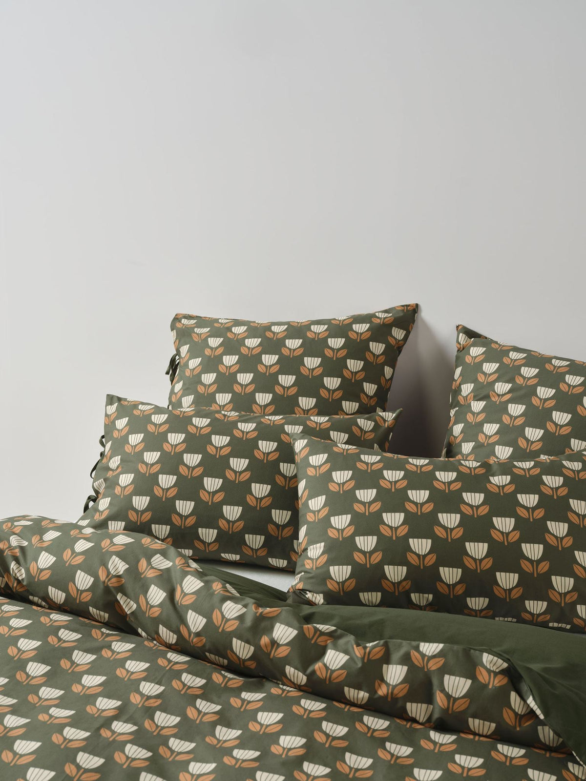 Quilt Cover Set - Annika Linen House - Super King Green