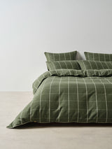 Quilt Cover Set - Atrium Forest Linen House - Queen Green