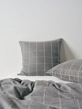 European Pillowcase - Atrium Shadow Linen House - Grey