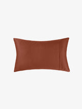 Pillowcase 500 Thread Count Cotton Sateen Augusta Brick - Standard