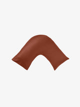 Pillowcase - 500 Thread Count Cotton Sateen Augusta Brick U-Shaped - U-Shape