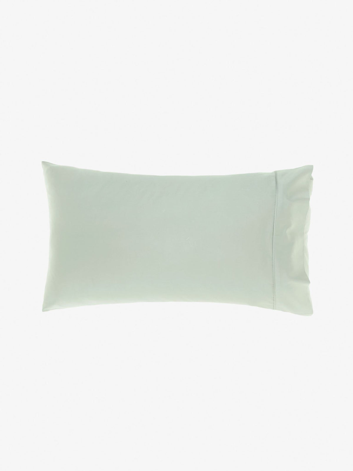 Pillowcase - 500 Thread Count Cotton Sateen Augusta Green Gum - King