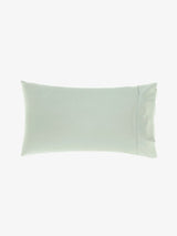 Pillowcase - 500 Thread Count Cotton Sateen Augusta Green Gum - King