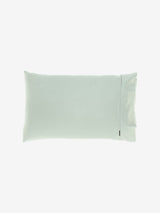 Pillowcase 500 Thread Count Cotton Sateen Augusta Green Gum - Standard