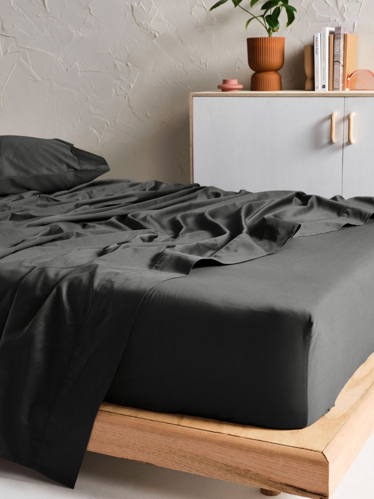 Sheet Set - 500 Thread Count Cotton Sateen Augusta Magnet - Super King