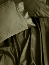 Sheet Set - 500 Thread Count Cotton Sateen Augusta Olive Linen House - Double