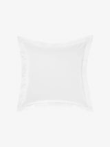 European Pillowcase - 500 Thread Count Cotton Sateen Augusta White