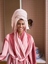 Bath Sheet - Reed Linen House - 82cm x 170cm Pink