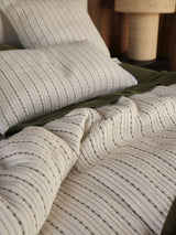 Quilt Cover Set - Millbrooke Linen House - Queen Natural