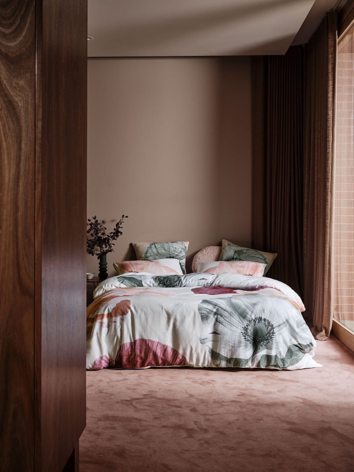 Quilt Cover Set - Ellie Linen House - Double Pink