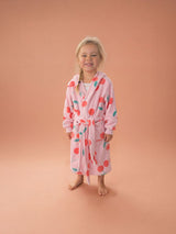 Kids Robe Plush Cherrylicious Linen House - Large Pink