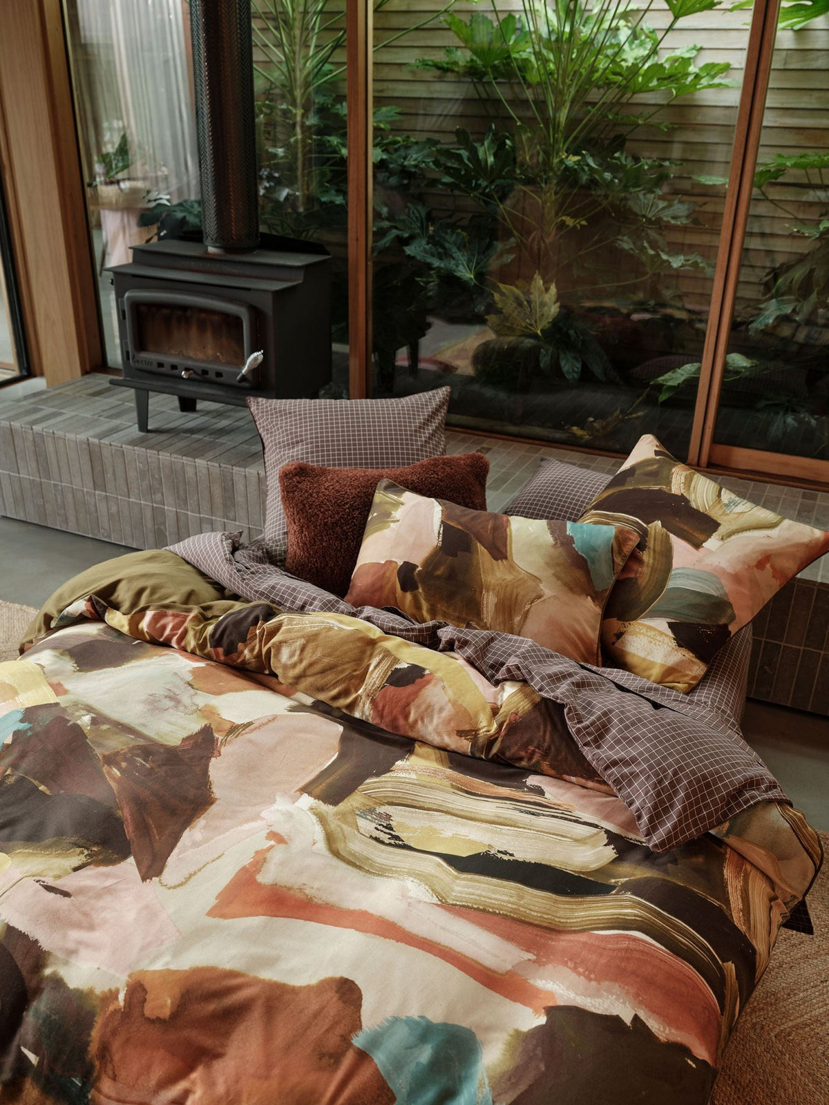Quilt Cover Set - Vana Linen House - Queen Multi