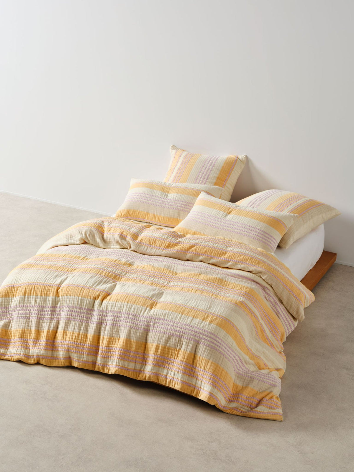 Quilt Cover Set - Campbell Linen House - King Orange