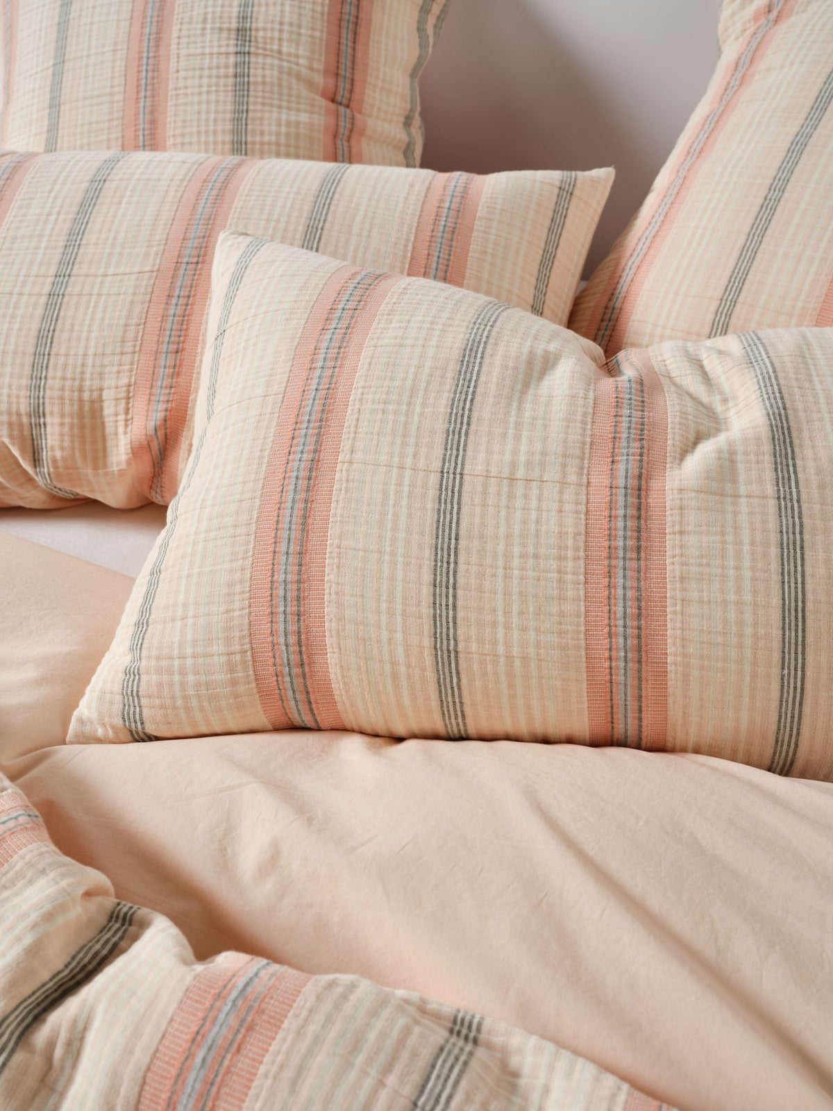 Quilt Cover Set - Coolum Papaya Linen House - Queen Orange