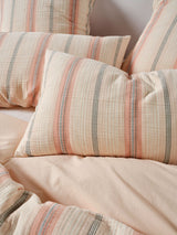 Quilt Cover Set - Coolum Papaya Linen House - Queen Orange