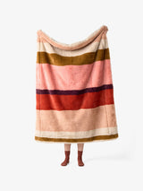 Throw Dunkeld Linen House - 130cm x 170cm Red