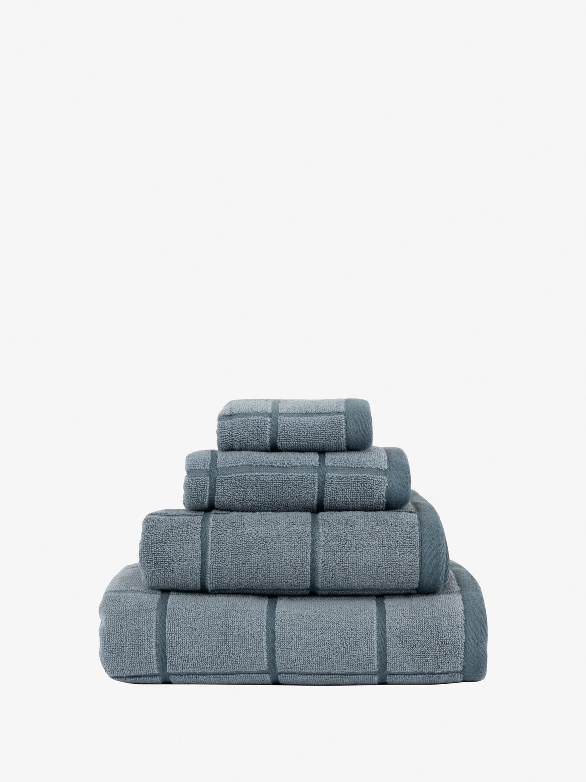 Bath Sheet - Geneva Bluesteel Linen House - 33cm x 33cm Blue