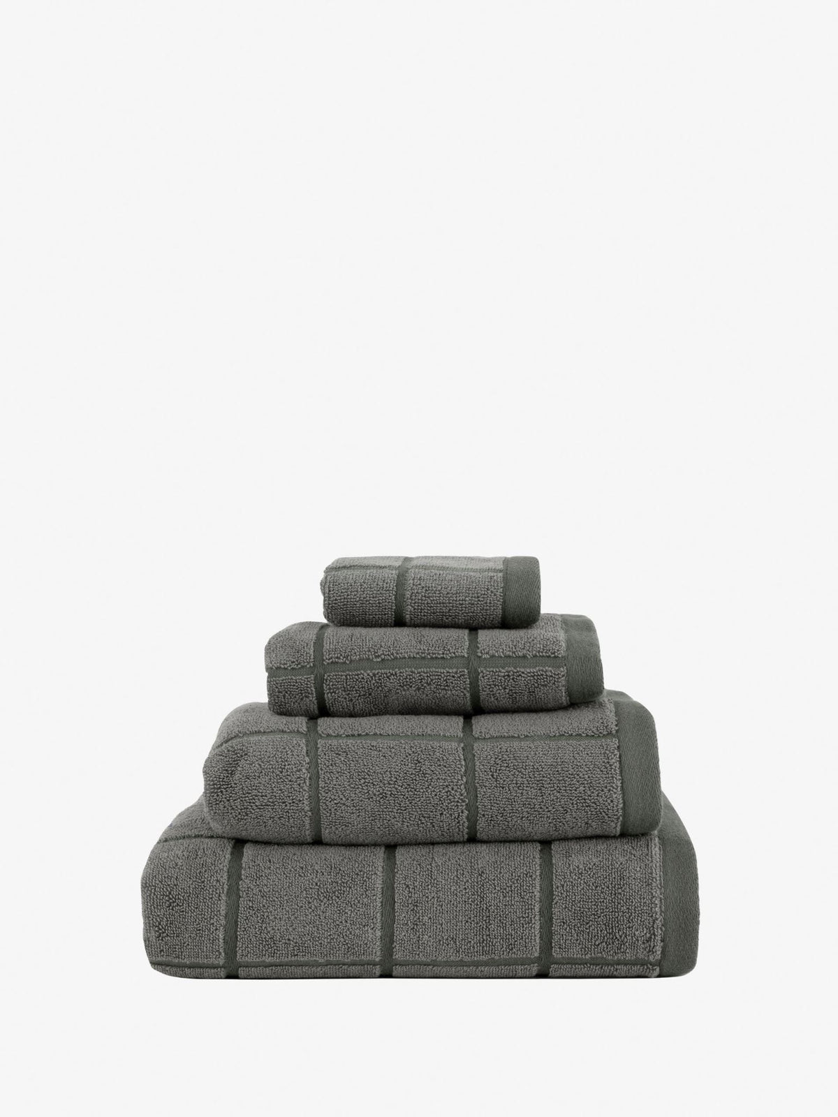 Face Washer - Geneva Linen House - 68cm x 137cm Charcoal