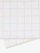 Bath Sheet - Geneva Coconut Linen House - 33cm x 33cm White