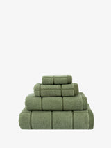 Bath Sheet - Geneva Light Olive Linen House - 33cm x 33cm Green