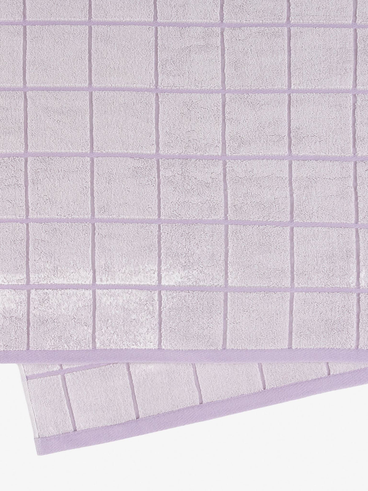 Bath Towel - Geneva Mauve Linen House - 45cm x 65cm Purple