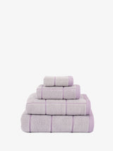 Hand Towel - Geneva Mauve Linen House - 74cm x 168cm Purple