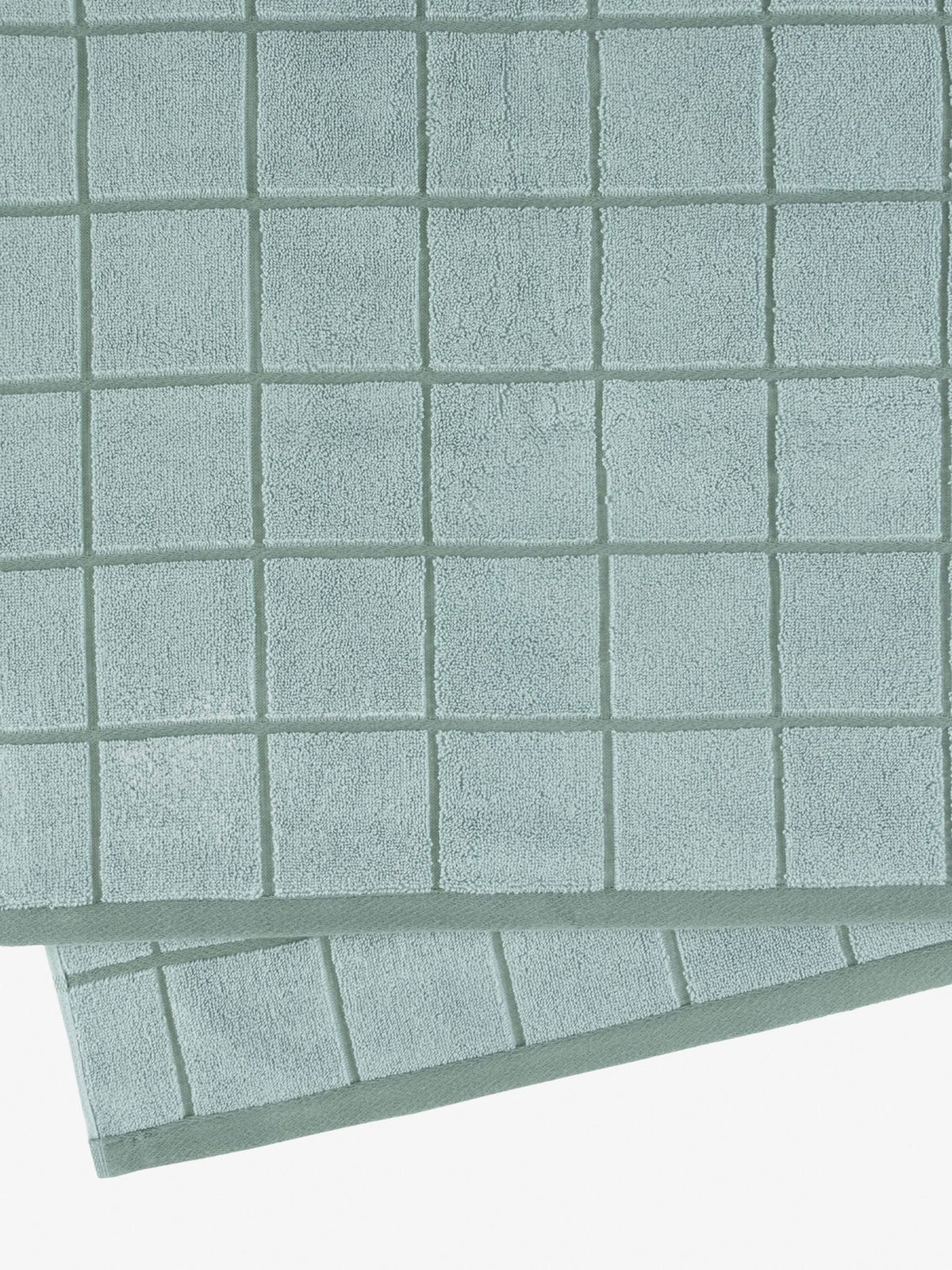 Bath Sheet - Geneva Ocean Linen House - 33cm x 33cm Green