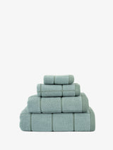 Hand Towel - Geneva Ocean Linen House - 74cm x 168cm Green