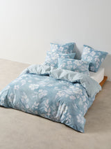 Quilt Cover Set - Kayla Linen House - Queen Blue