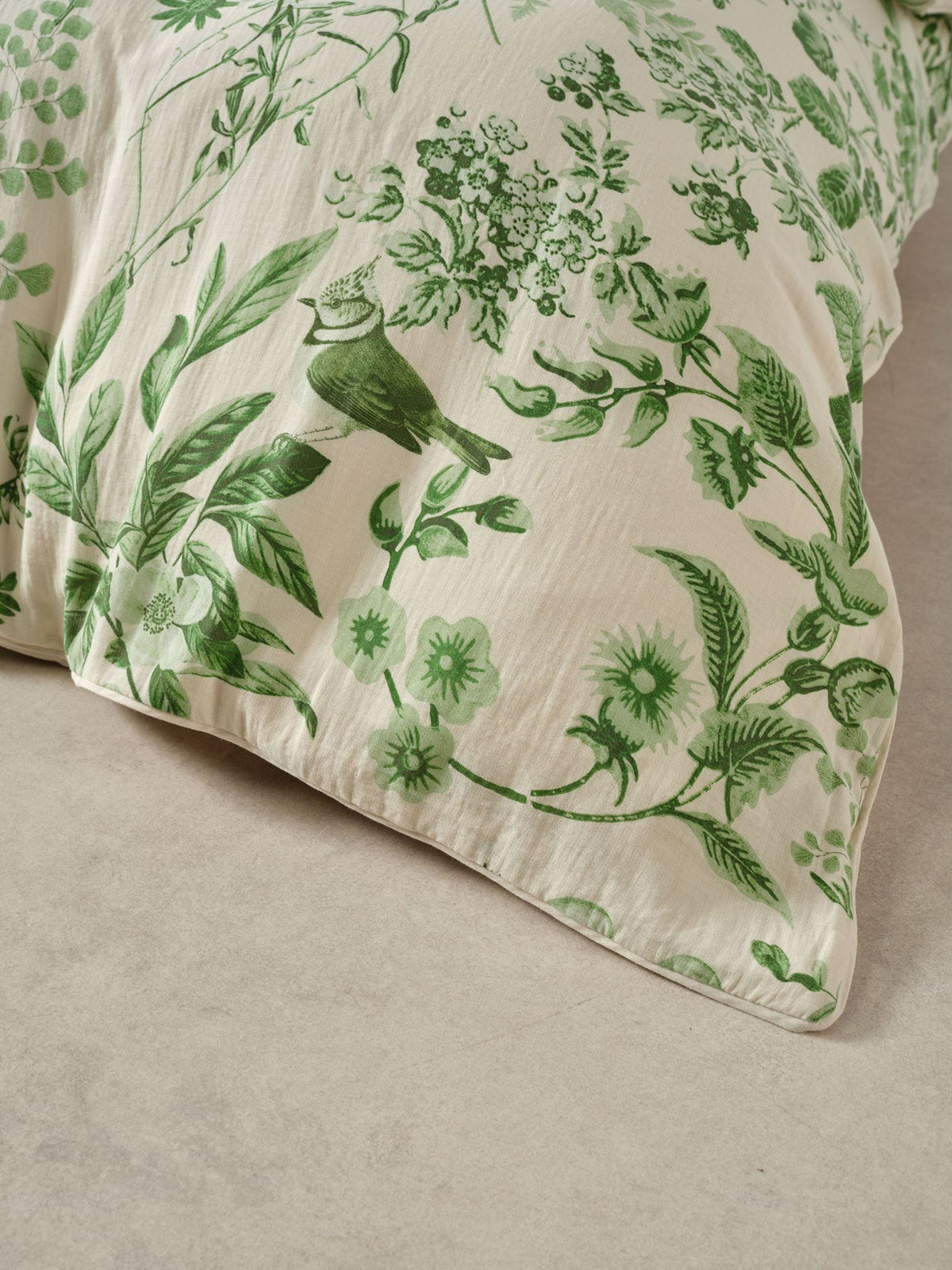 Quilt Cover Set - Lindy Linen House - Super King Green