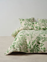 Quilt Cover Set - Lindy Linen House - Super King Green