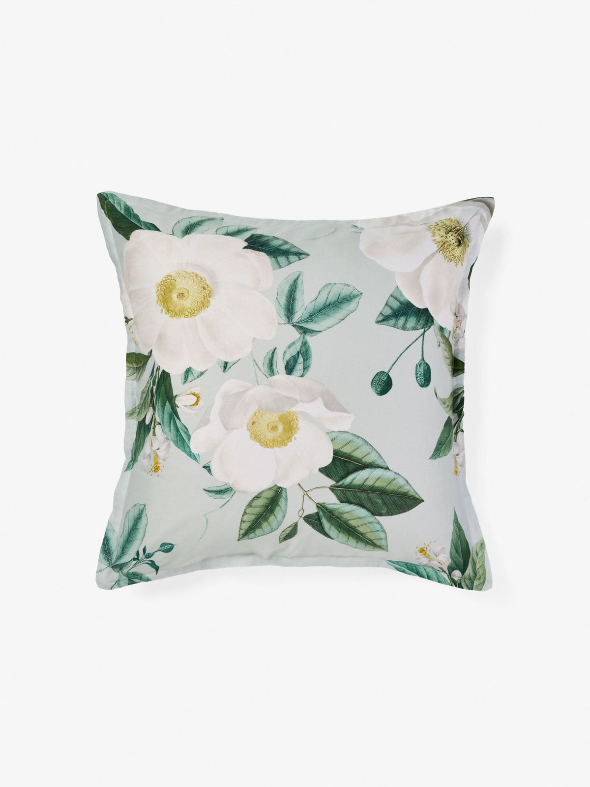 European Pillowcase - Loretta Linen House - 65cm x 65cm Green