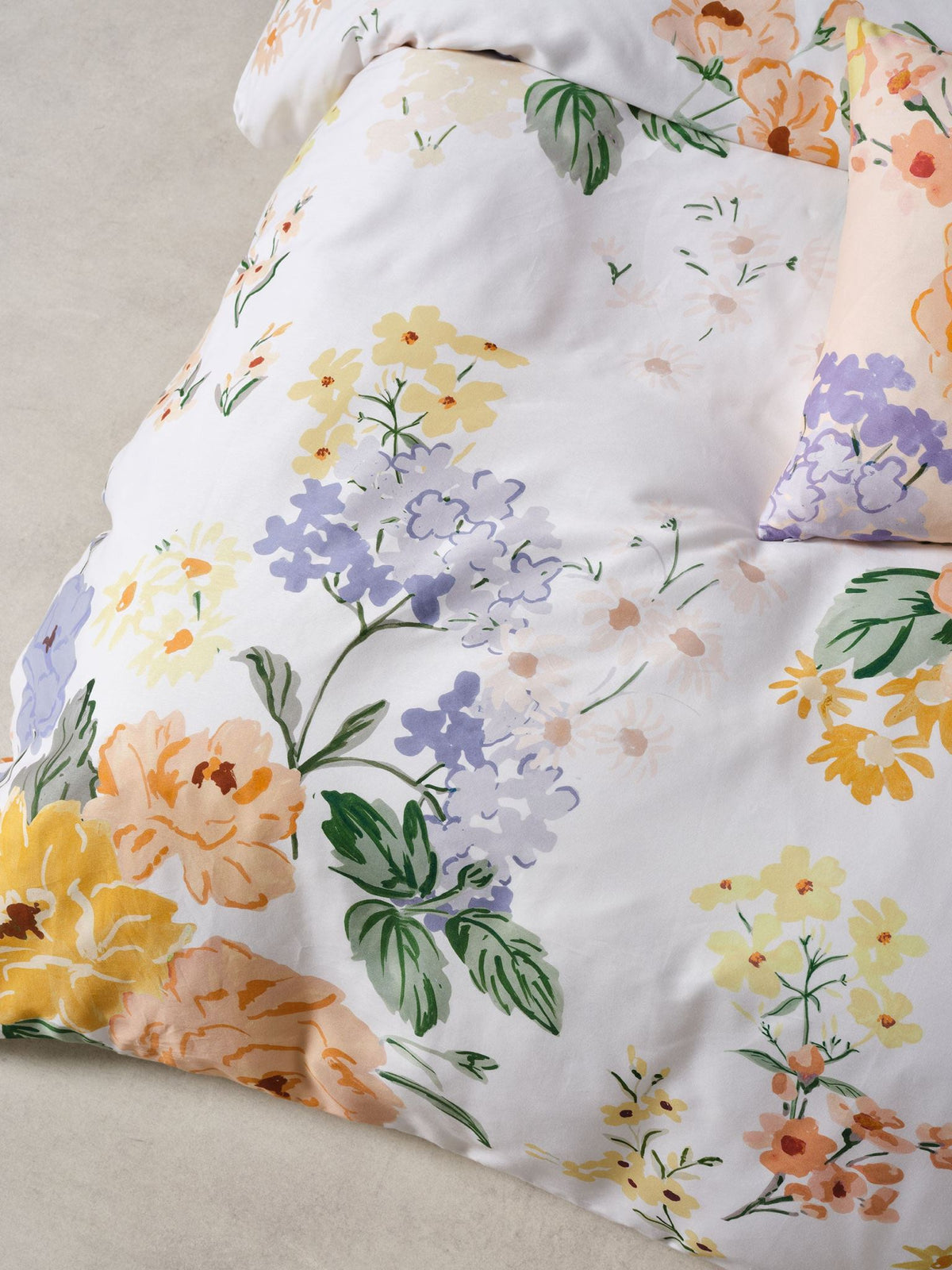 Quilt Cover Set - Lyra Linen House - Double Orange