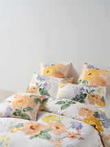 Quilt Cover Set - Lyra Linen House - Queen Orange