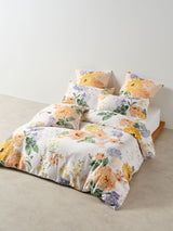 Quilt Cover Set - Lyra Linen House - Queen Orange