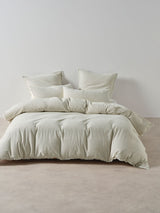 Quilt Cover Set - Macey Artichoke Linen House - Queen Green
