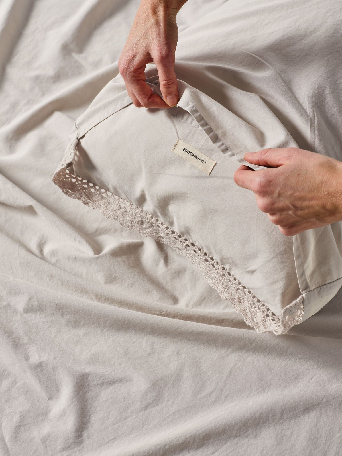 Sheet Set - 250 Thread Count Washed Organic Cotton Marion - King Natural
