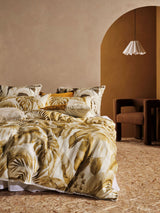 Quilt Cover Set - Marseille Linen House - Double Yellow