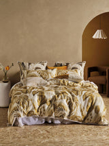 Quilt Cover Set - Marseille Linen House - Double Yellow