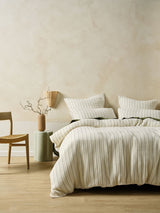 Quilt Cover Set - Millbrooke Linen House - Queen Natural