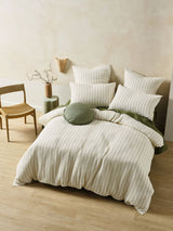 Quilt Cover Set - Millbrooke Linen House - Queen Natural