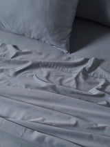 Sheet Set - 400 Thread Count Bamboo Cotton Nara Bluestone - Double Blue